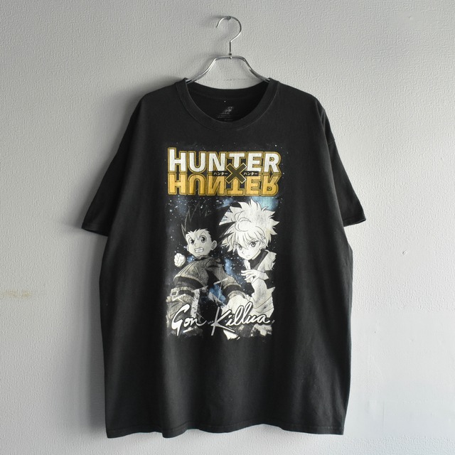 "HUNTER×HUNTER"『ゴン&キルア』 Front Printed Anime T-shirt s/s