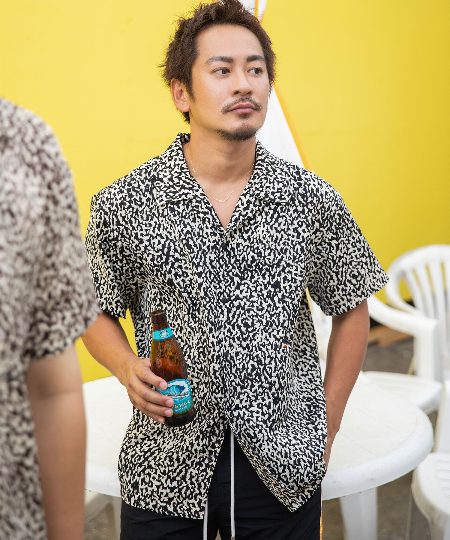SUNS】LEOPARD OPEN COLLAR SHIRTS［RSS018］ | #Re:room（リルーム）