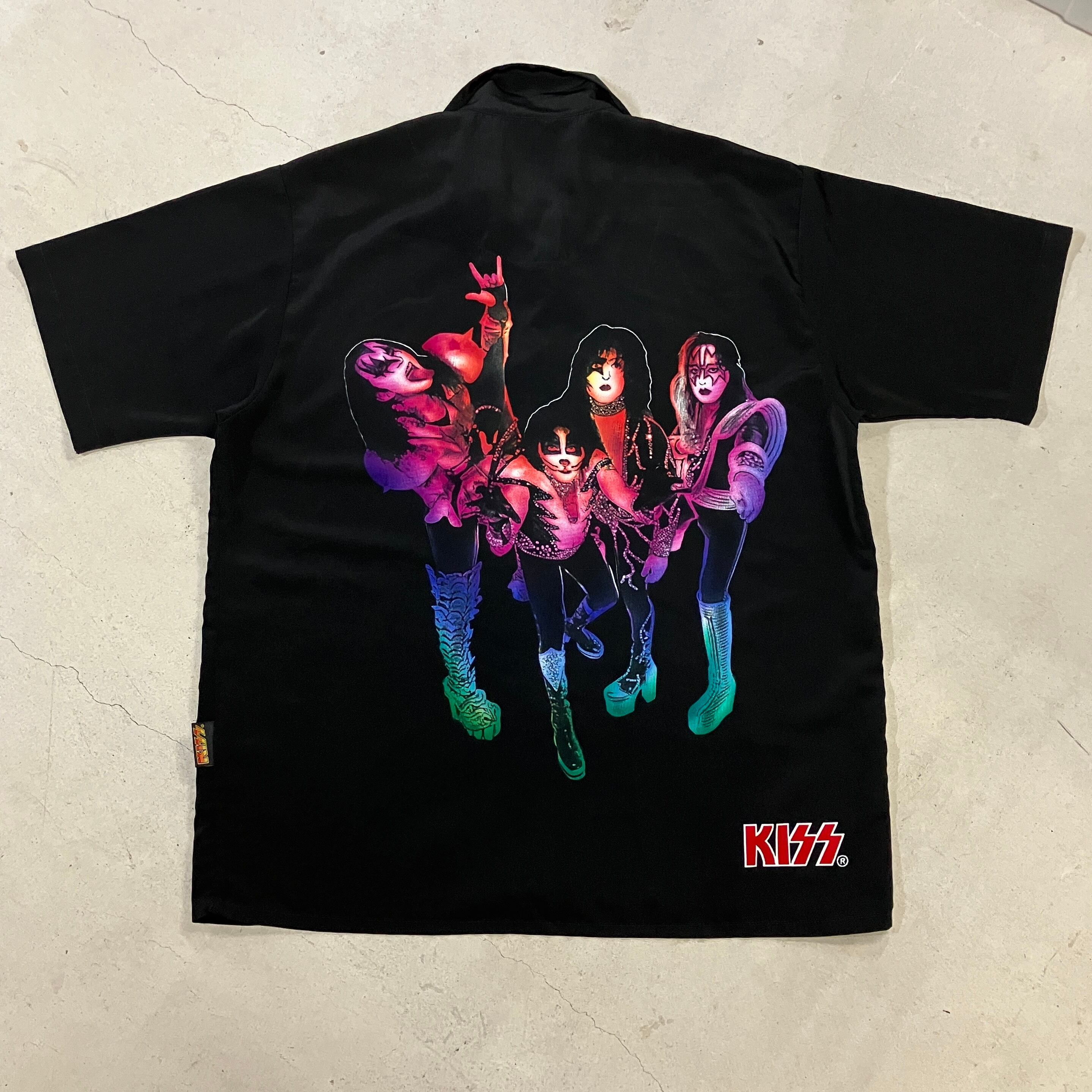 KISS OPEN COLLAR SHIRT 2002 L | safarionline