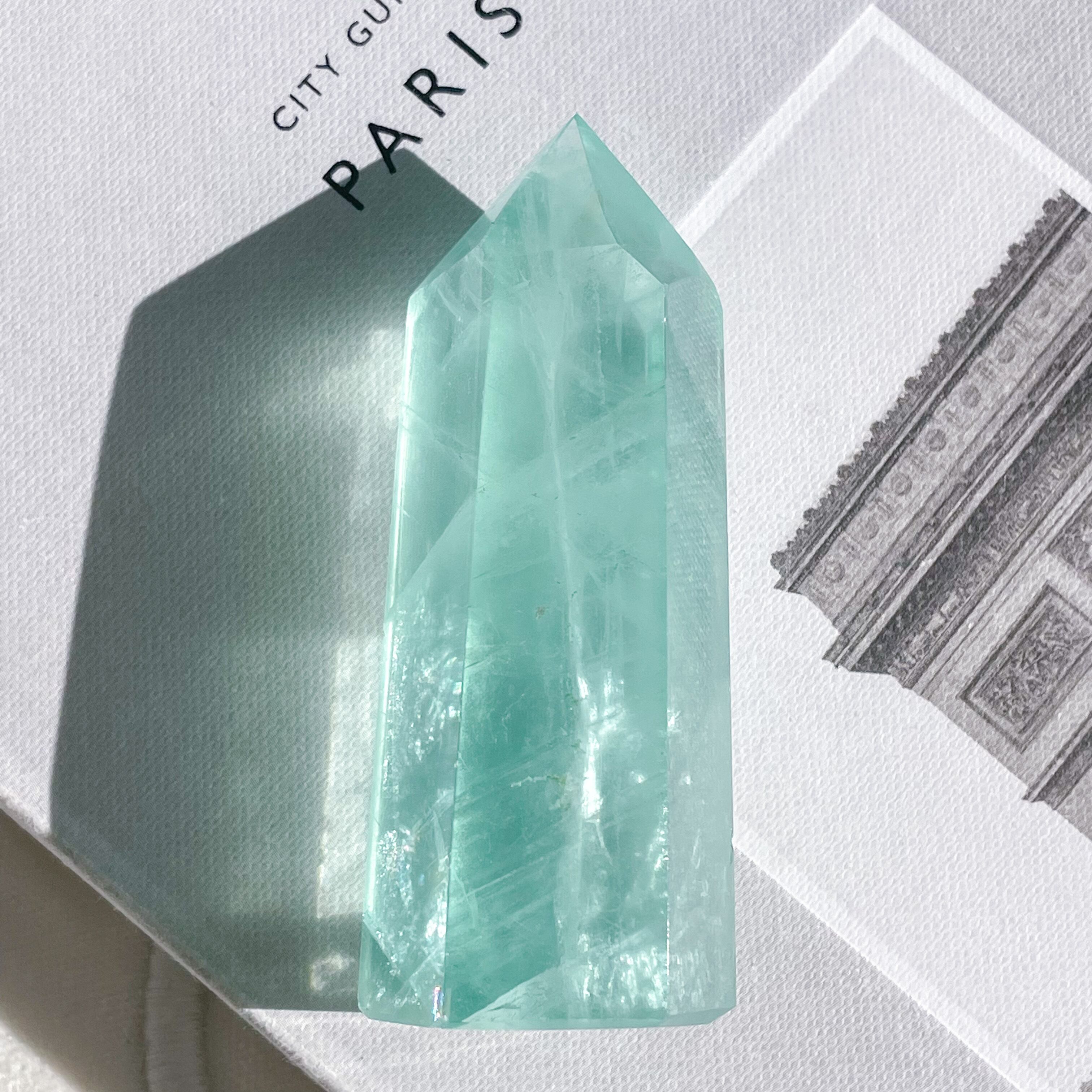 Gem Green Fluorite Tower 9 ✧ グリーンフローライト