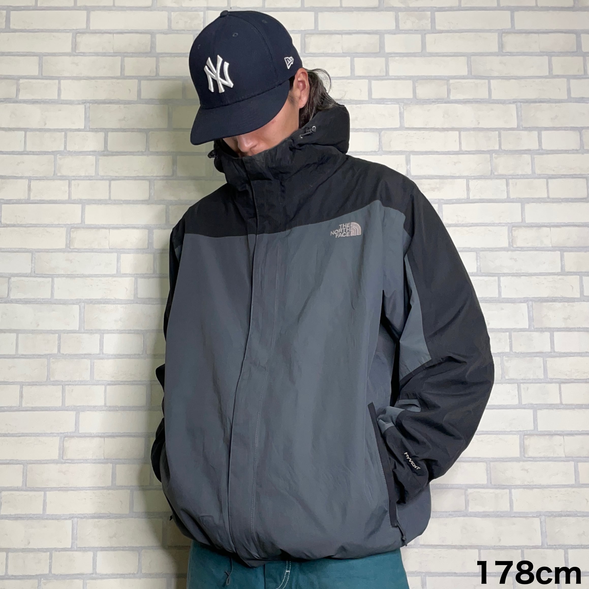 THE NORTH FACE 【HYVENT】マウンテンジャケット XL インナーフリース  