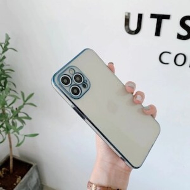 iPhoneケース iPhone13 iPhone12 クリアケース シックカラー おしゃれ 大人っぽい きれい シンプル 1065