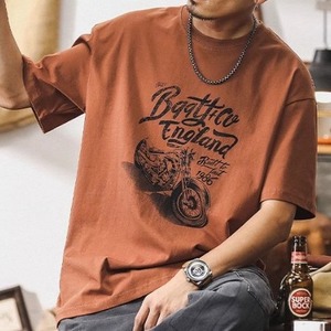 american bike print short sleeve t-shirt A0598