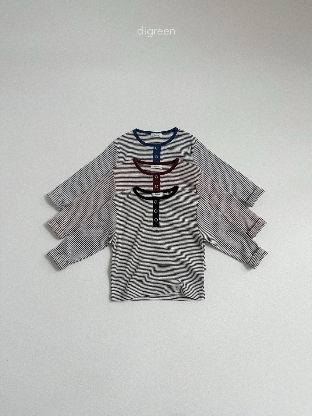 The nerdys/ Organic Cotton Stand collar L/S Polo Shirt | PAY ID