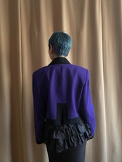 china button design purple jacket-3981-2
