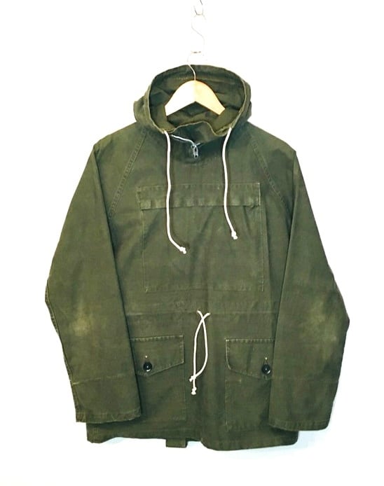 1960~70s British Army Cadet Linen Smock Hoodie | UNKNOWN