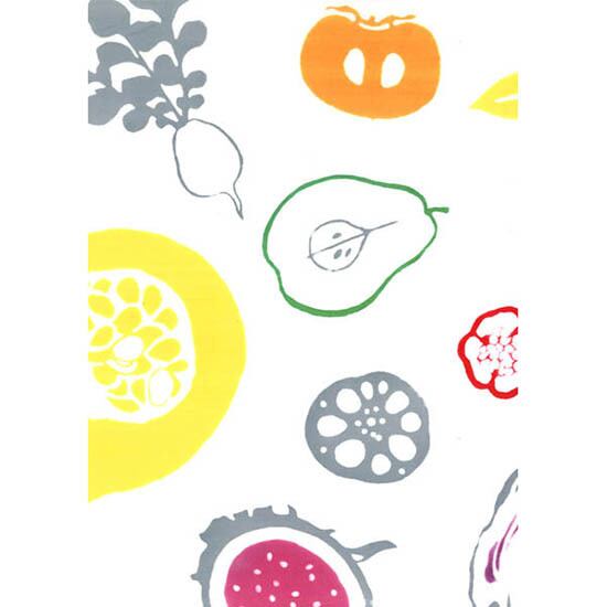 手ぬぐい・いろどり(野菜と果物)