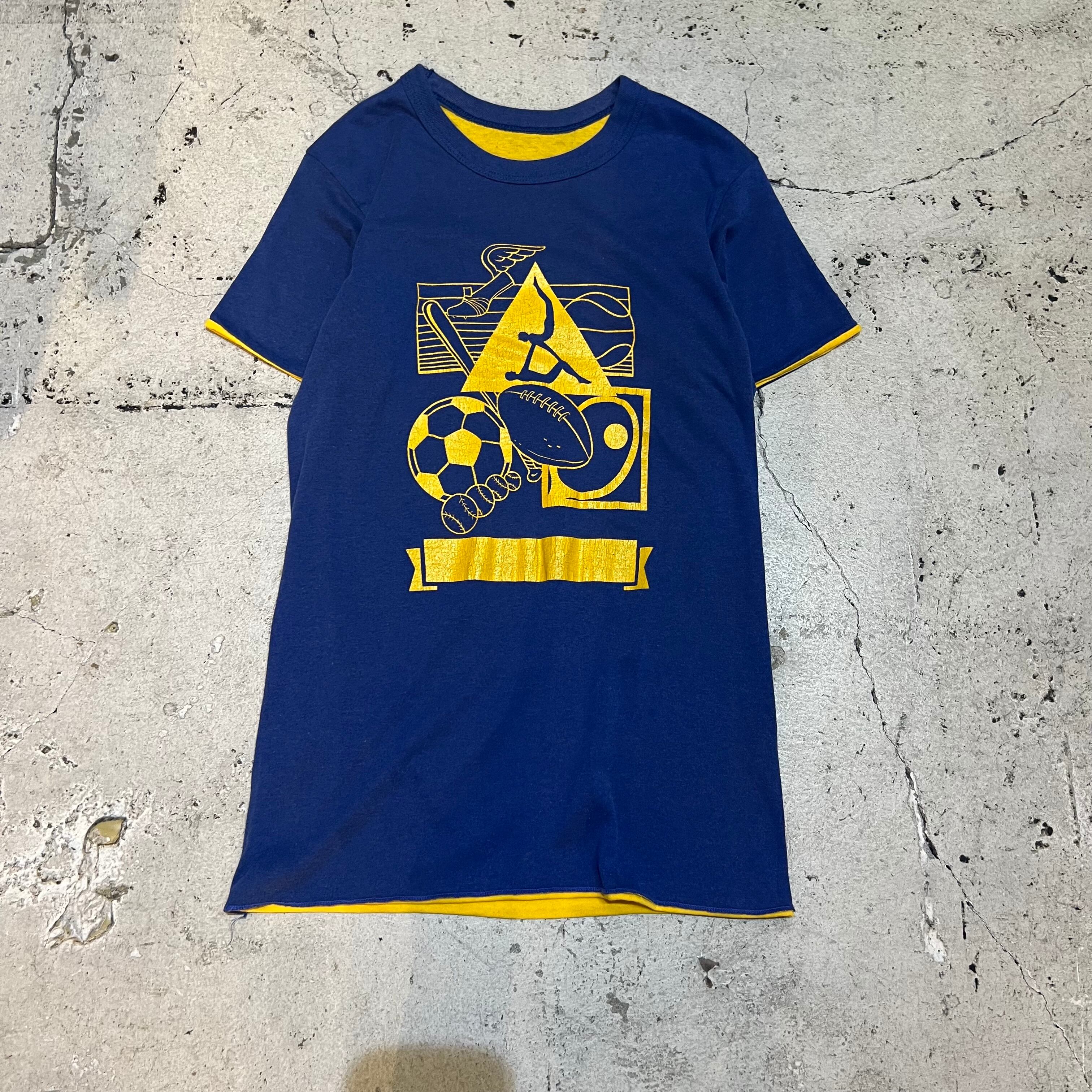 チャンピオン　アメリカ製　Tシャツ　champion tee リバーシブル