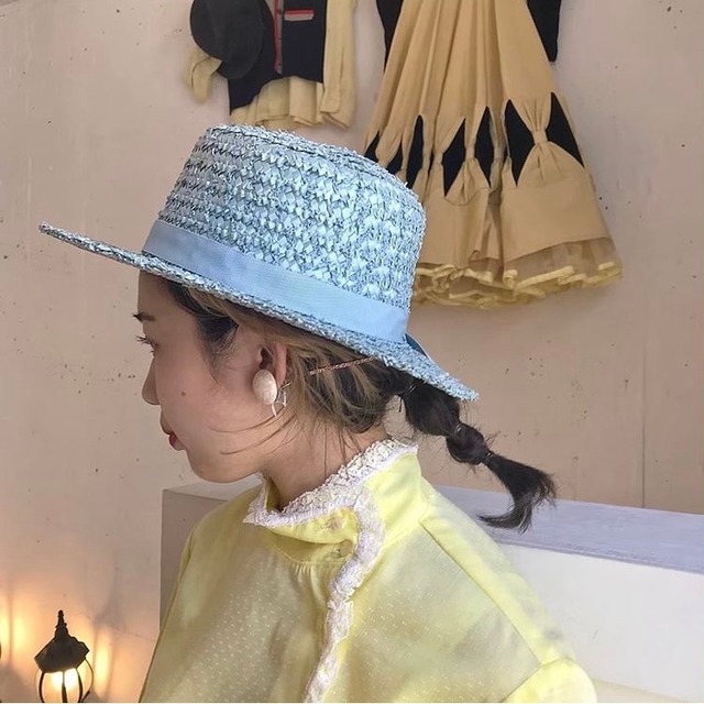 VINTAGE yellow classical blouse