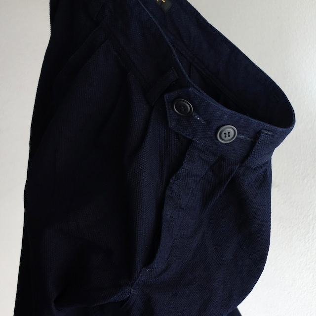 anotherline indigo pleats widepants