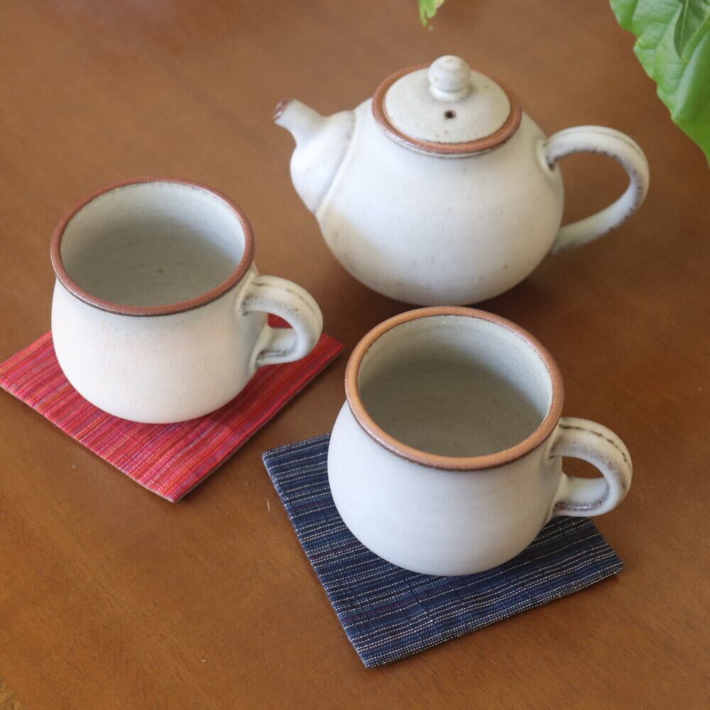 会津木綿 コースター Aizu cotton Coaster #190-2 | 和食器のお店 Soil浅草