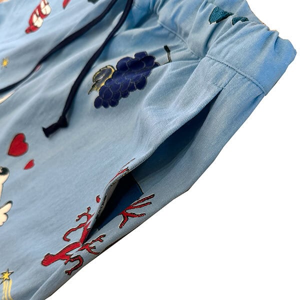 VIDA 2 TWILL LOOSE PANTS BLUE ルーズパンツ UNISEX 男女兼用