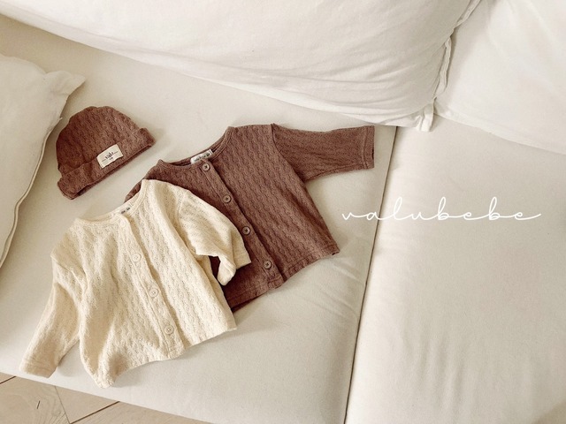【予約】valubebe Ale jacquard cardigan