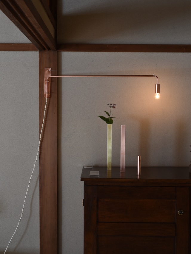 千sen｜wall arm lamp 銅/copper 注文可能