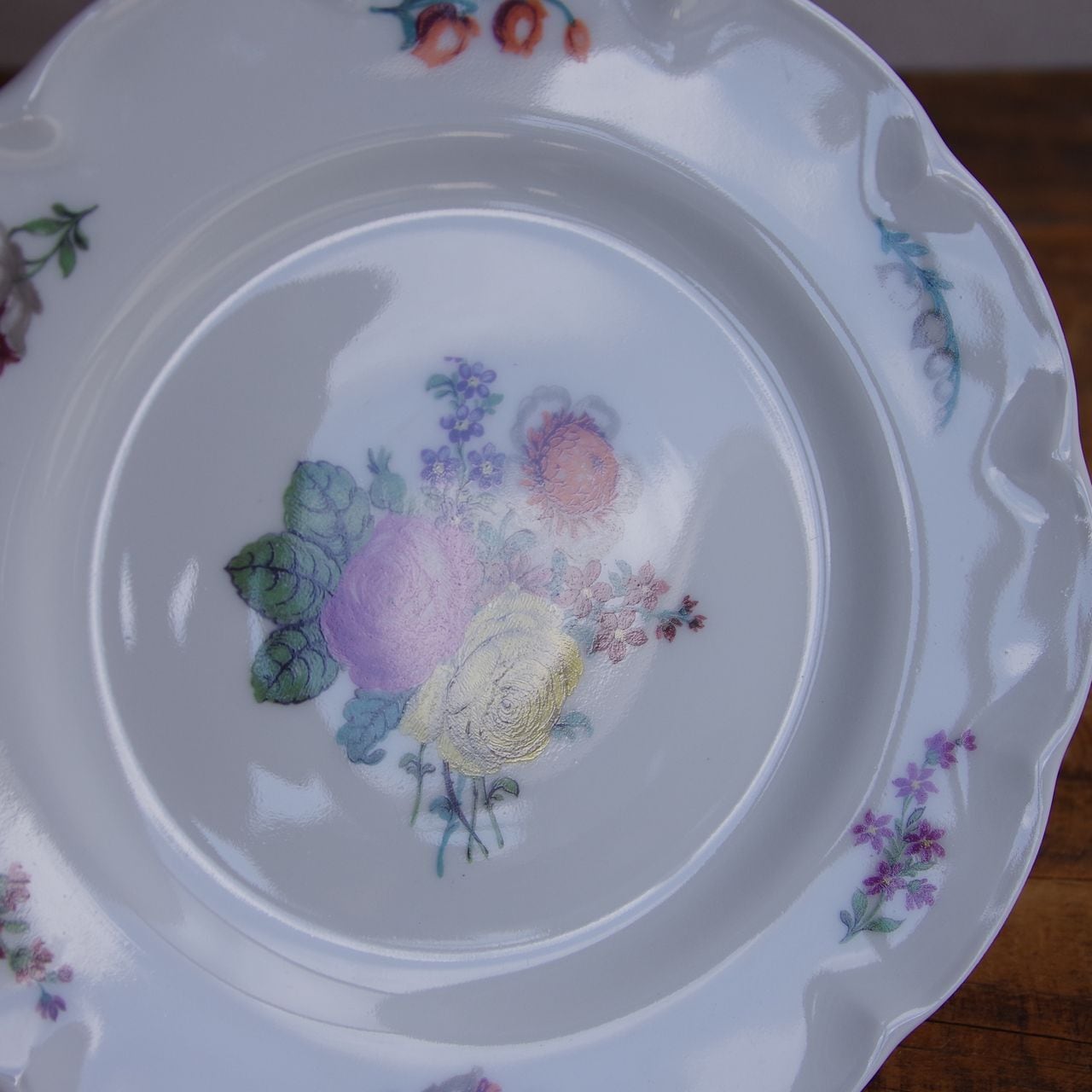 Haviland アビランド　ケーキプレート　4枚セット リモージュ アビランド 花柄 デザートプレート ケーキ皿 16cm Theodore