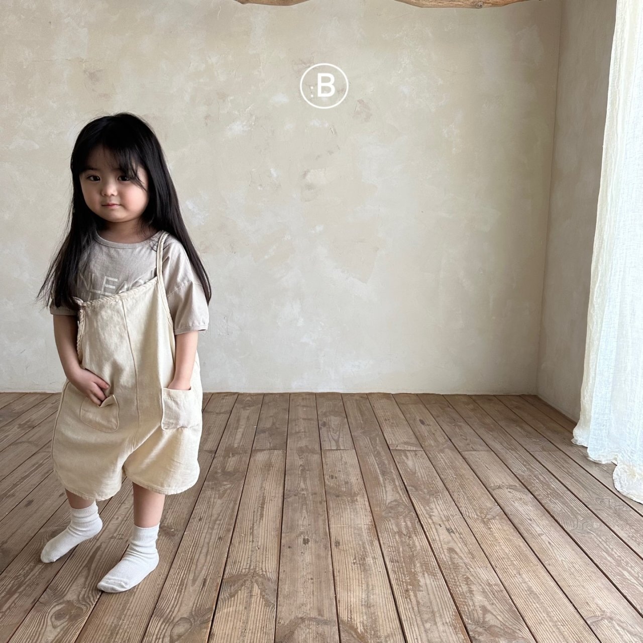 【Bella bambina】シンプルオールインワン クリーム 80~130cm 240728 - 2