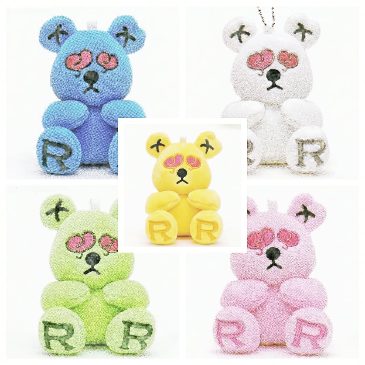 フルコンプ】 RANK ドウカクぬいぐるみマスコット 【全5種セット＋DP