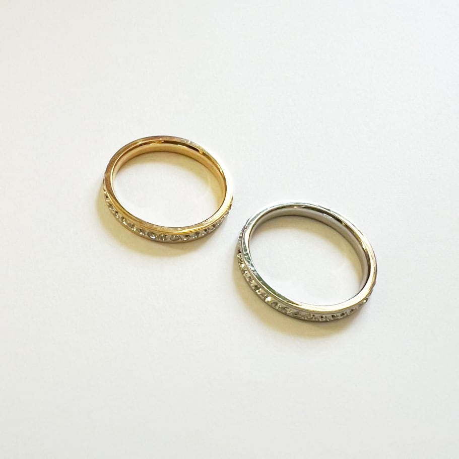 ステンレスビジューリング