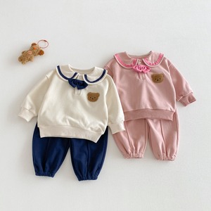 【BABY&KID】クマ柄セーラー風セットアップ