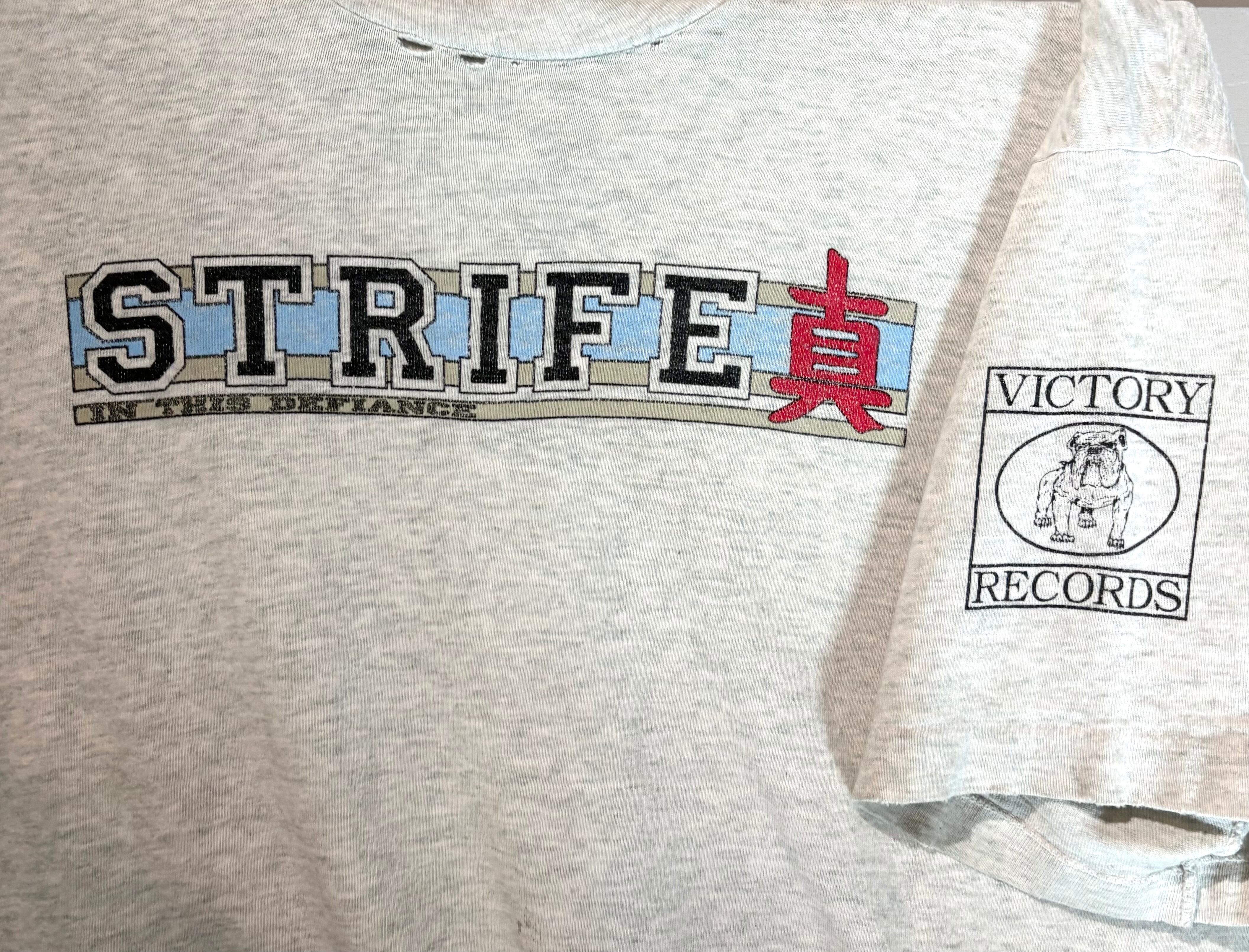 90's STRIFE “In This Defiance” ハードコアバンドプリントTshirt | PAY ID