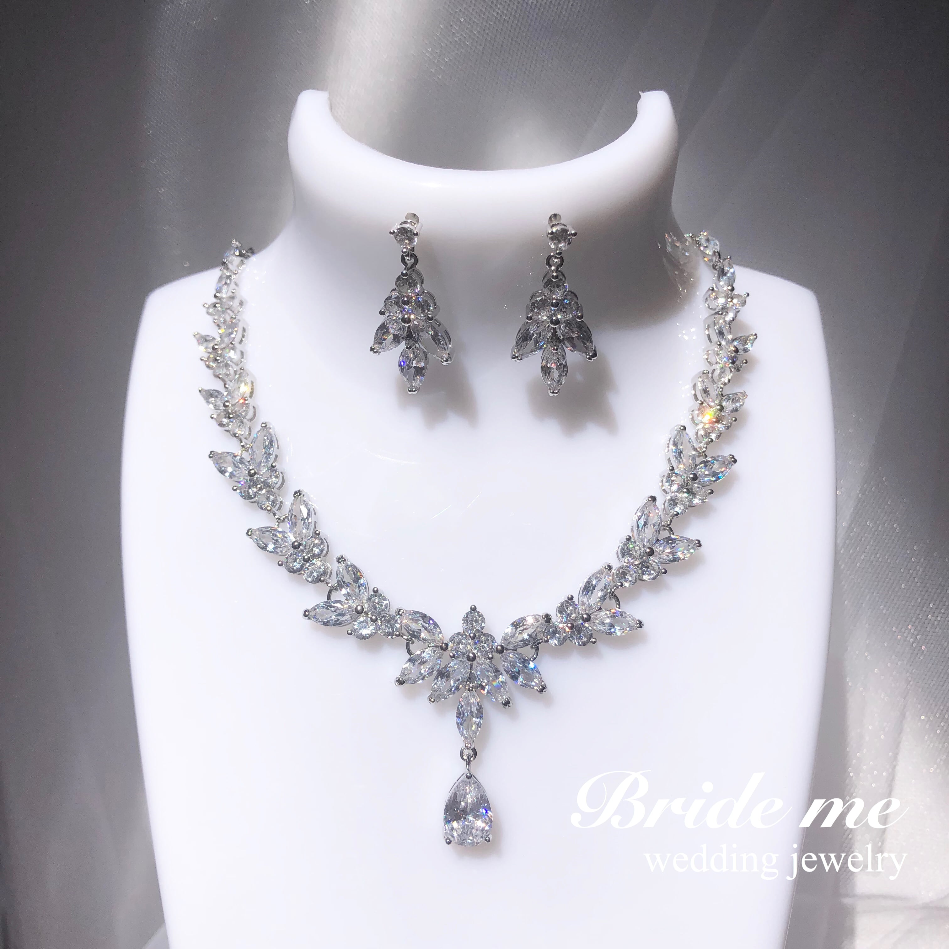 ZN-03】ネックレス ピアス | BRIDE ME ZN-03】ネックレス ピアス | BRIDE ME