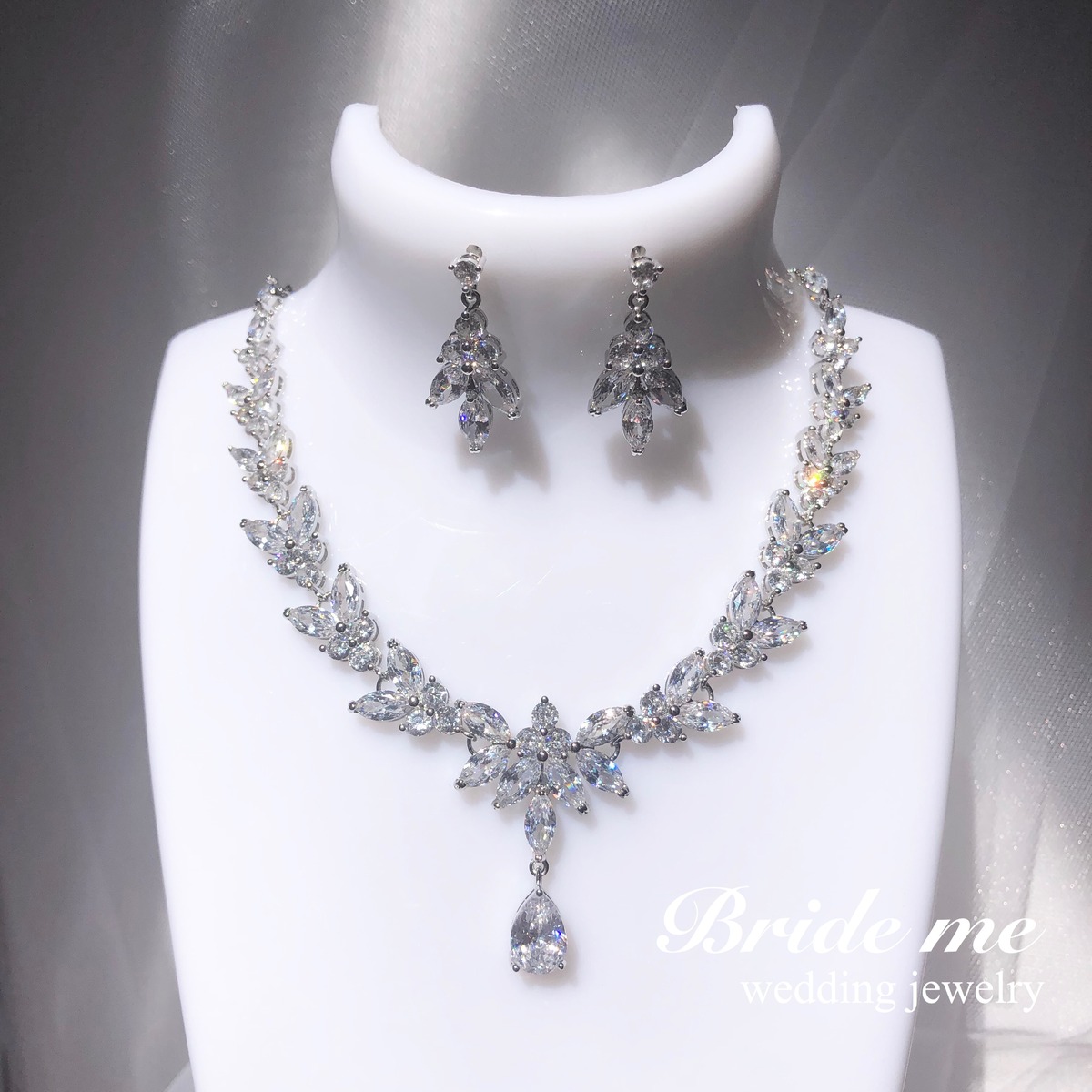 ZN-03】ネックレス ピアス | BRIDE ME