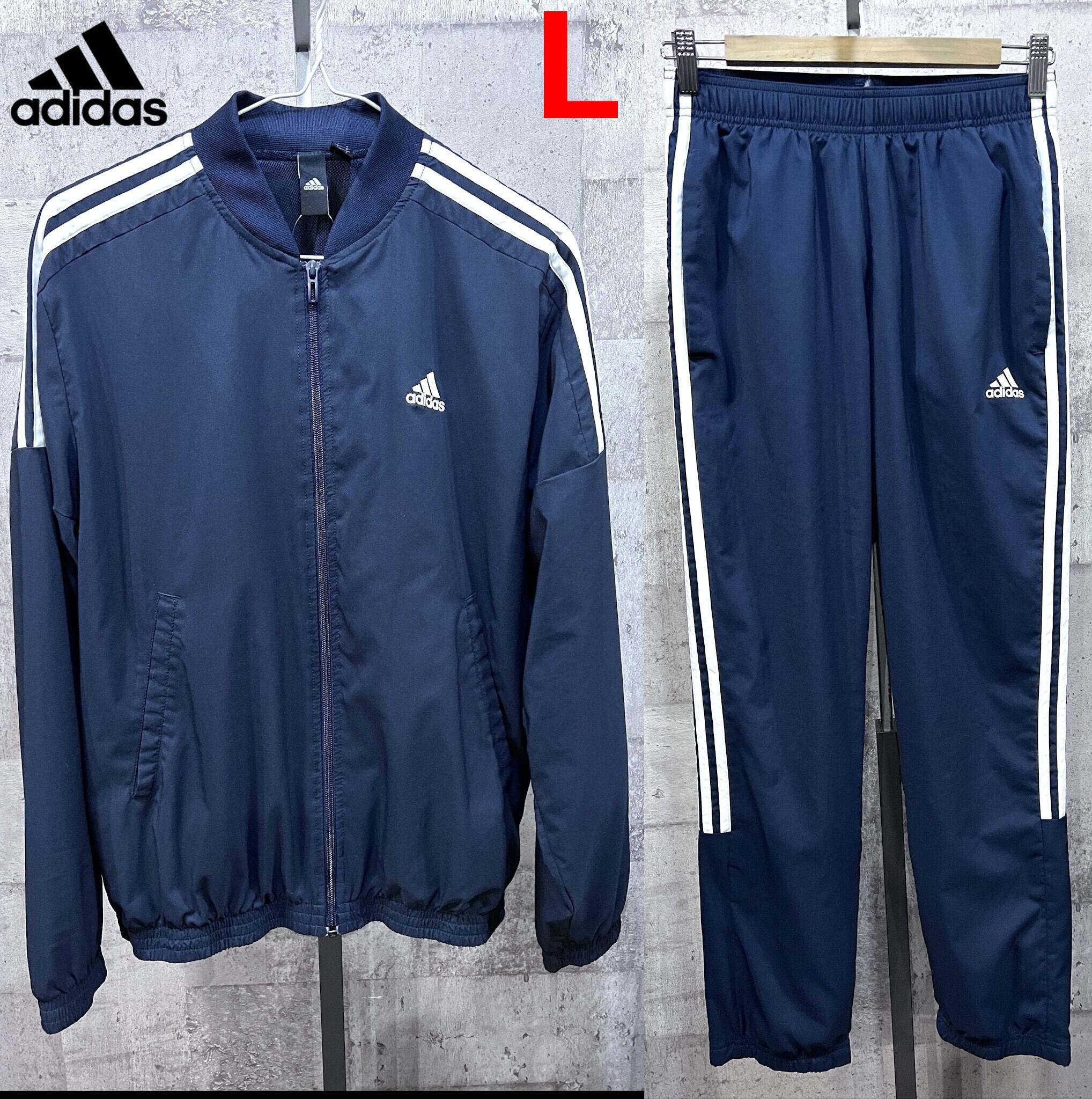 美品 プーマ ジャージ 上下セットアップ 紺/黄緑 SS プージャー PUMA