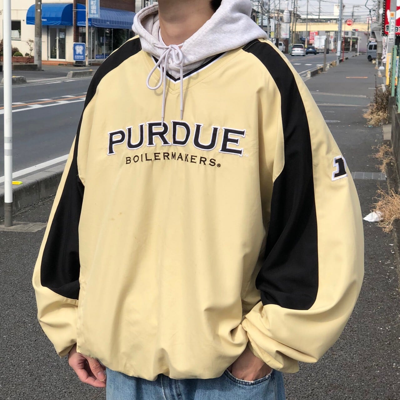 ボトムスス単品 プルオーバー USA ストリート カレッジ 大学