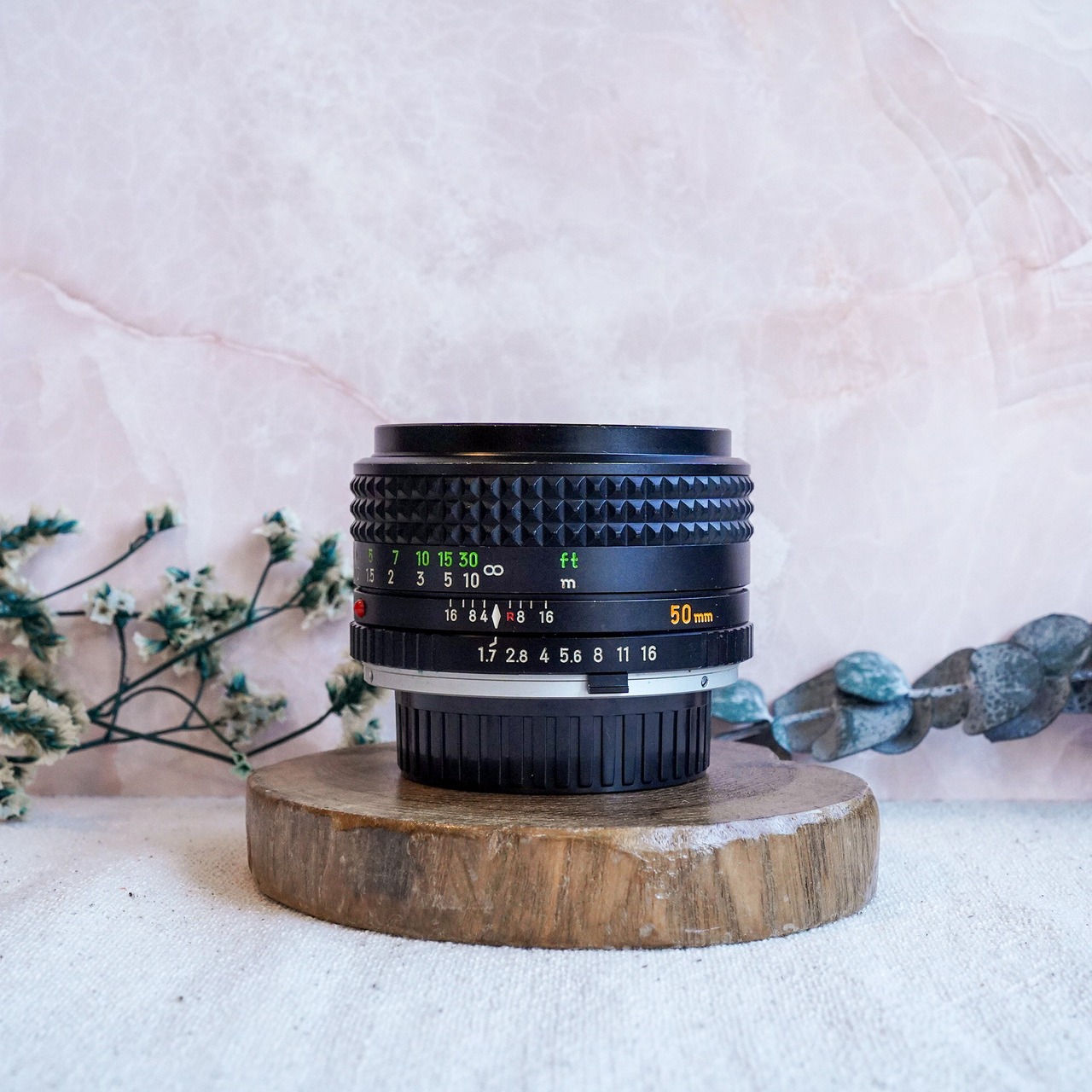 【光学美品】MC Rokkor 50mm f1.7 人気の標準 単焦点　