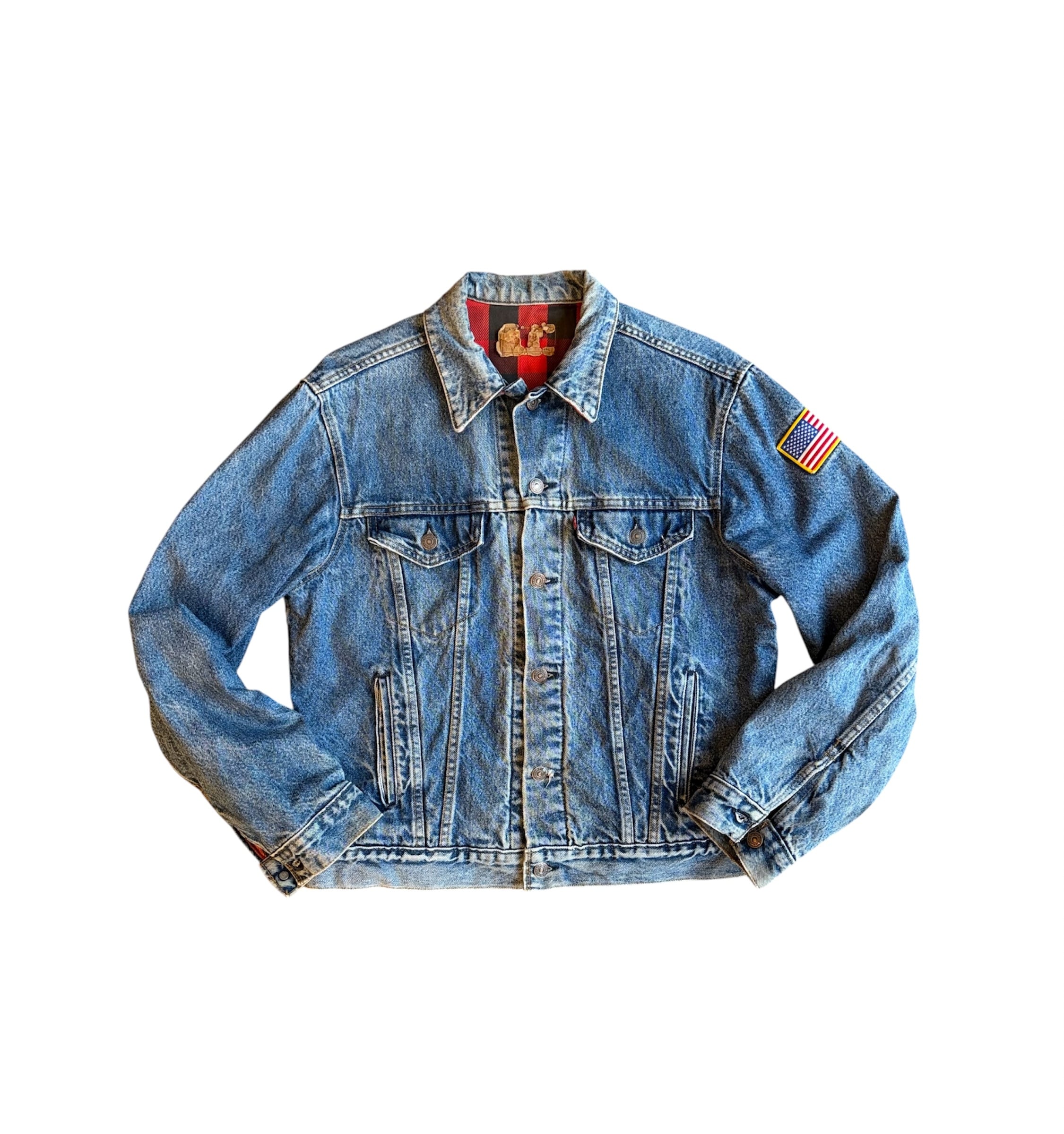 ロック バンド ワッペンカスタム USA製 80s Levi's リーバイス 70507