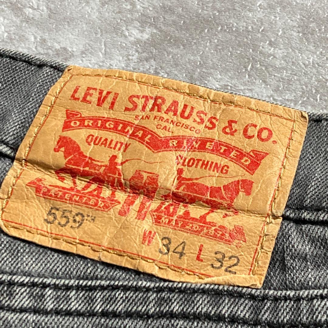 W34 L32】 コロンビア製 japan levi's black リーバイス 569 | PAY ID