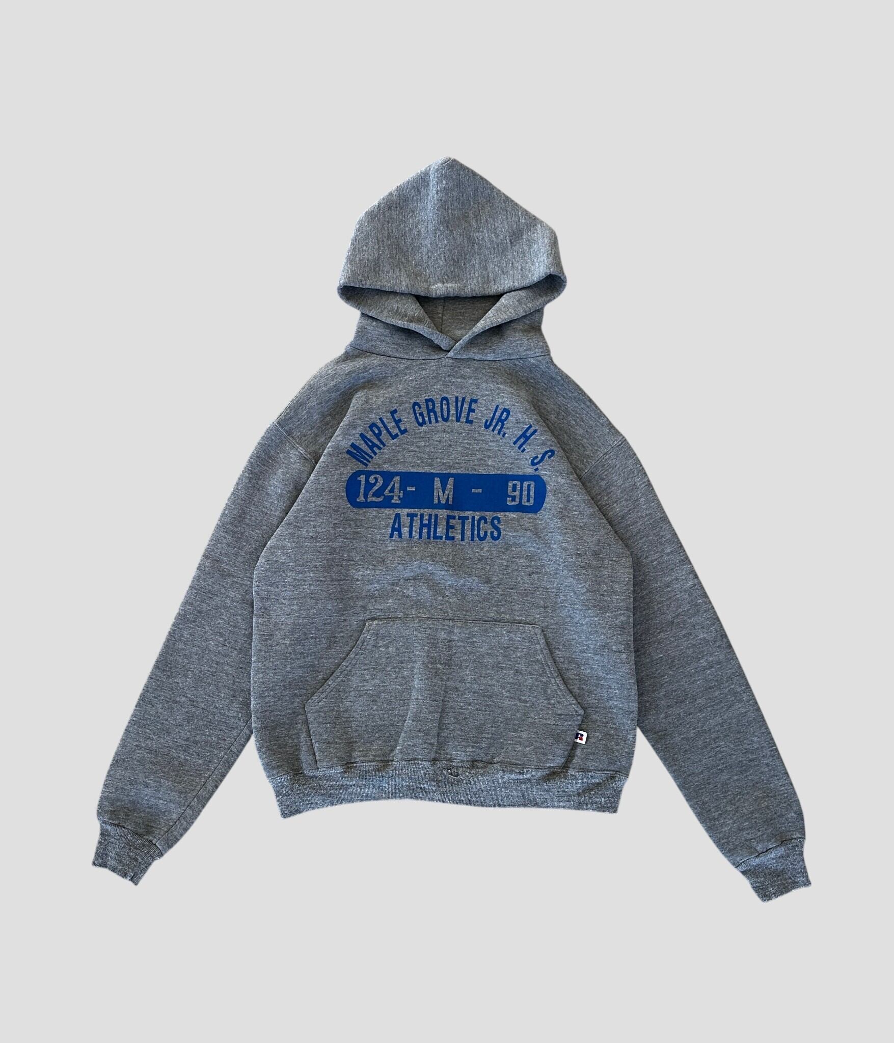 Russell Athletic- Vintage 80s M MAPLE GROVE JR. H.S. Hoodie made