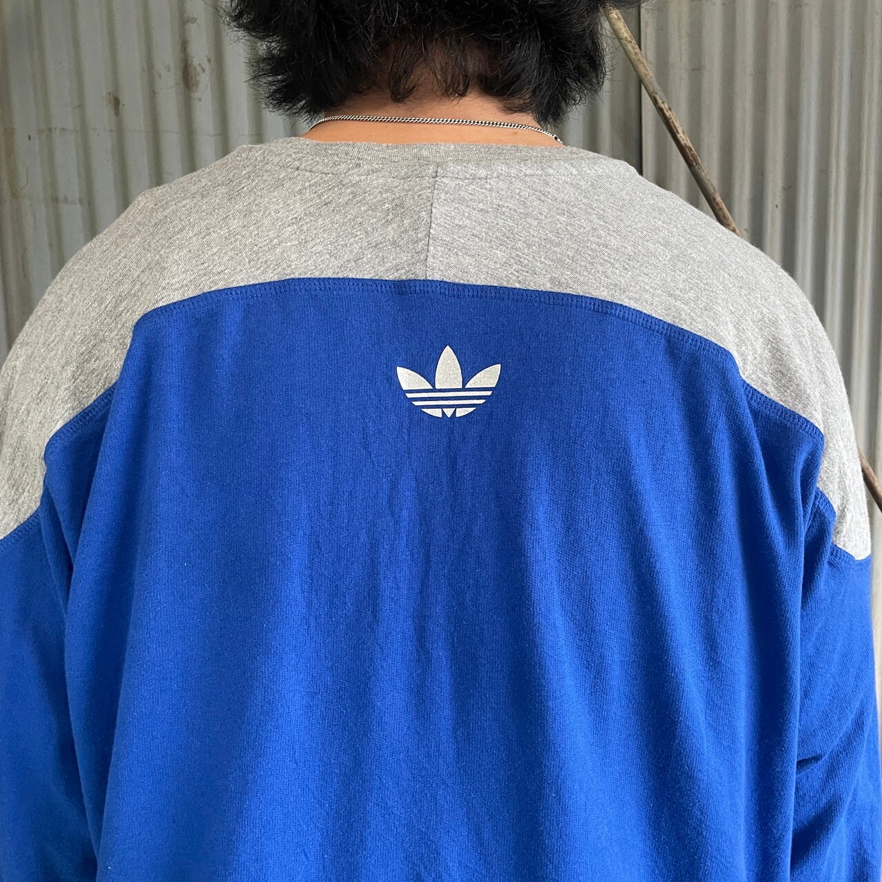 ビッグサイズ adidas NBA LOS ANGELS REPRESENT プリント ヘンリー