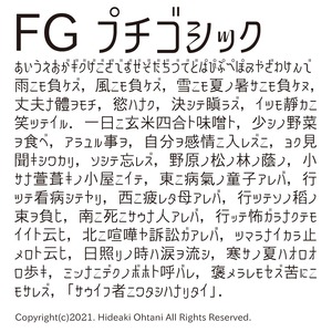 FGプチゴシック