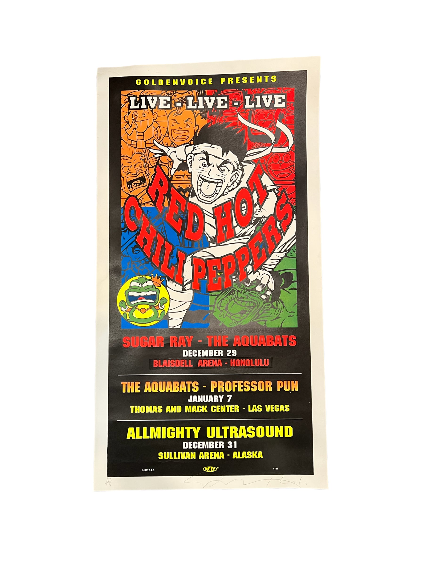 RED HOT CHILI PEPPERS レッチリポスター kozik