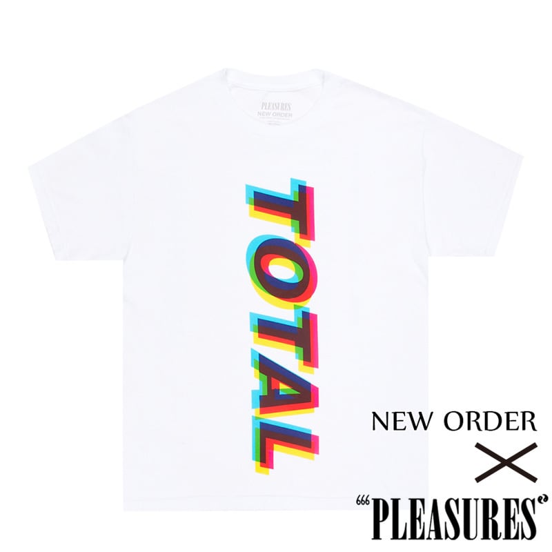【PLEASURES/プレジャーズ×NEW ORDER/ニュー・オーダー】TOTAL T-SHIRT Tシャツ / WHITE ホワイト 白 /  NEW ORDER-9371 | AnKnOWn LAB powered by BASE