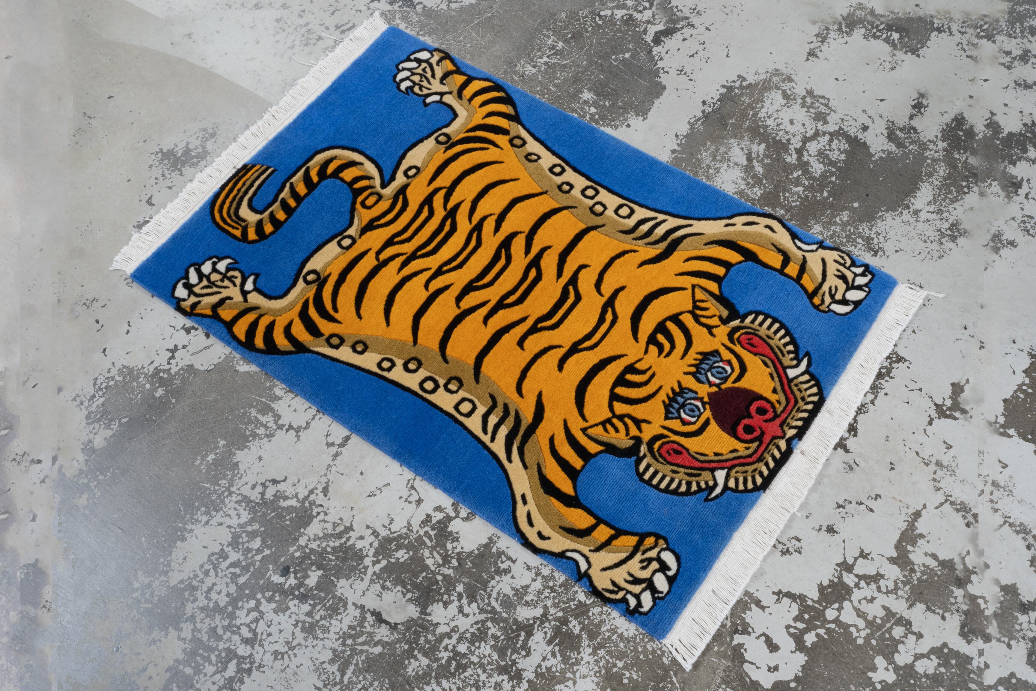 Tibetan Tiger Rug 《Sサイズ•ウール227》チベタンタイガーラグ
