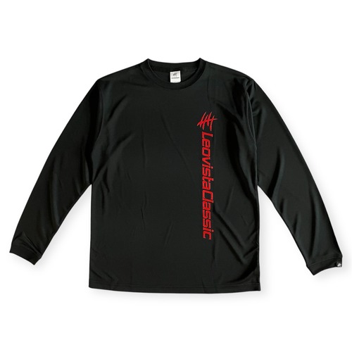 LC|オンコート vertical Long Tee（BLACK×RED)