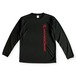 LC|オンコート vertical Long Tee（BLACK×RED)