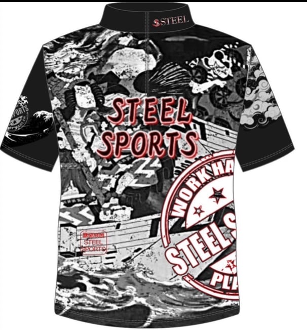 中古　ボウリングウエア　L,Mサイズ　STEEL SPORTS 中古 ボウリングウエア Mサイズ STEEL SPORTS STEEL SPORTS