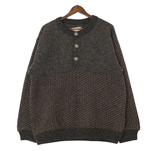 LL BEAN BIRDS EYE P/O CARDIGAN 1980'S OLD ④