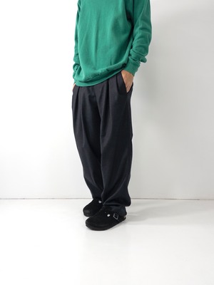 EURO Wool 2tuck slacks