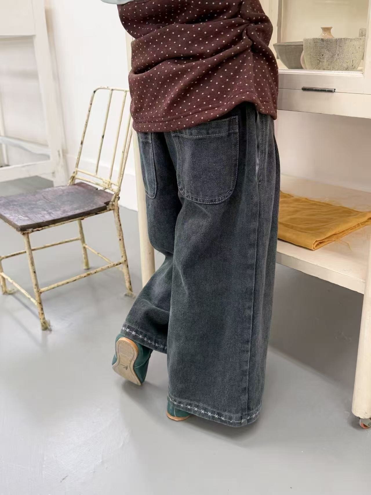 90［即納］pintuck wide pants 26autumn/ AIAI