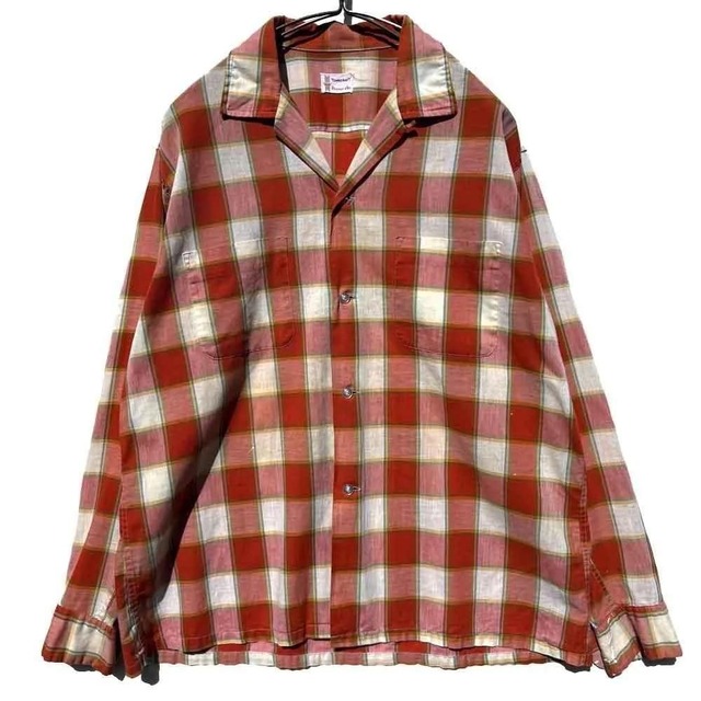 【TOWNCRAFT Penneys】Vintage Open Collar Shirt【1960s-】