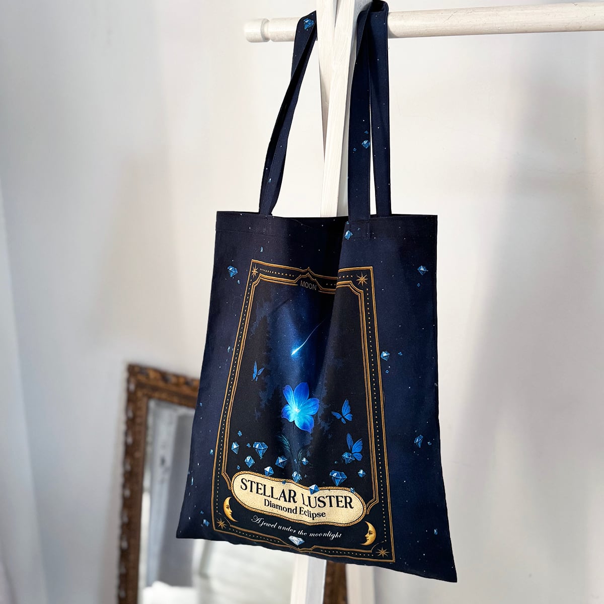全3種】星空香水瓶 ラベル柄 トートバッグ | LALA CloveR.幻想的雑貨屋
