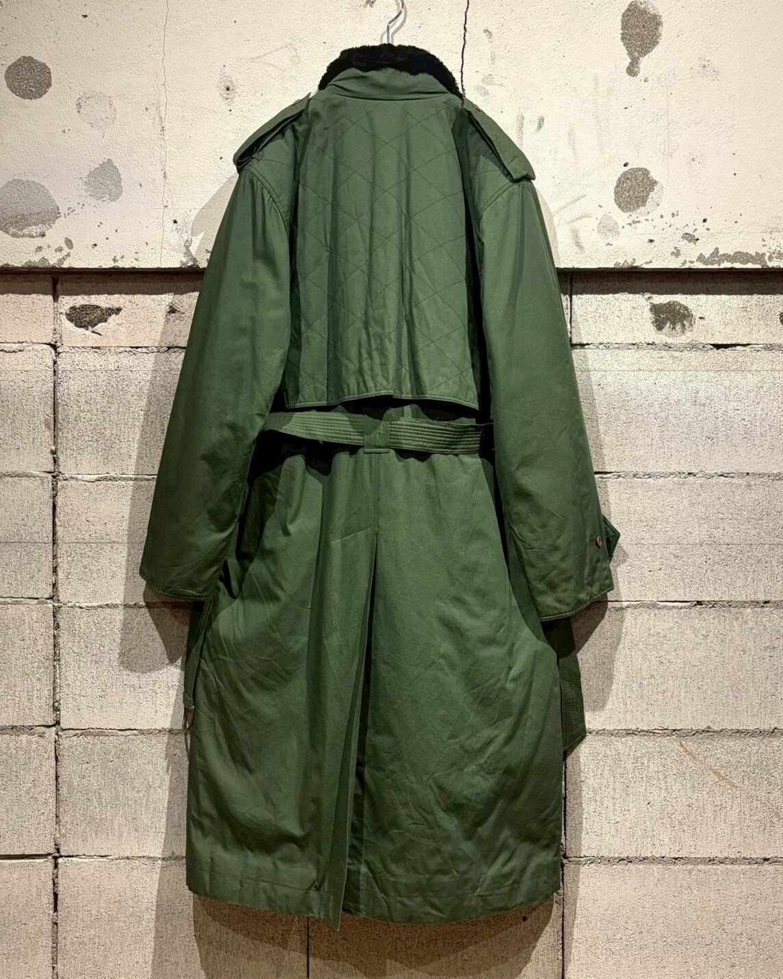 Caka otto】80's “Jean-Charles de Castelbajac” Trench Type Long