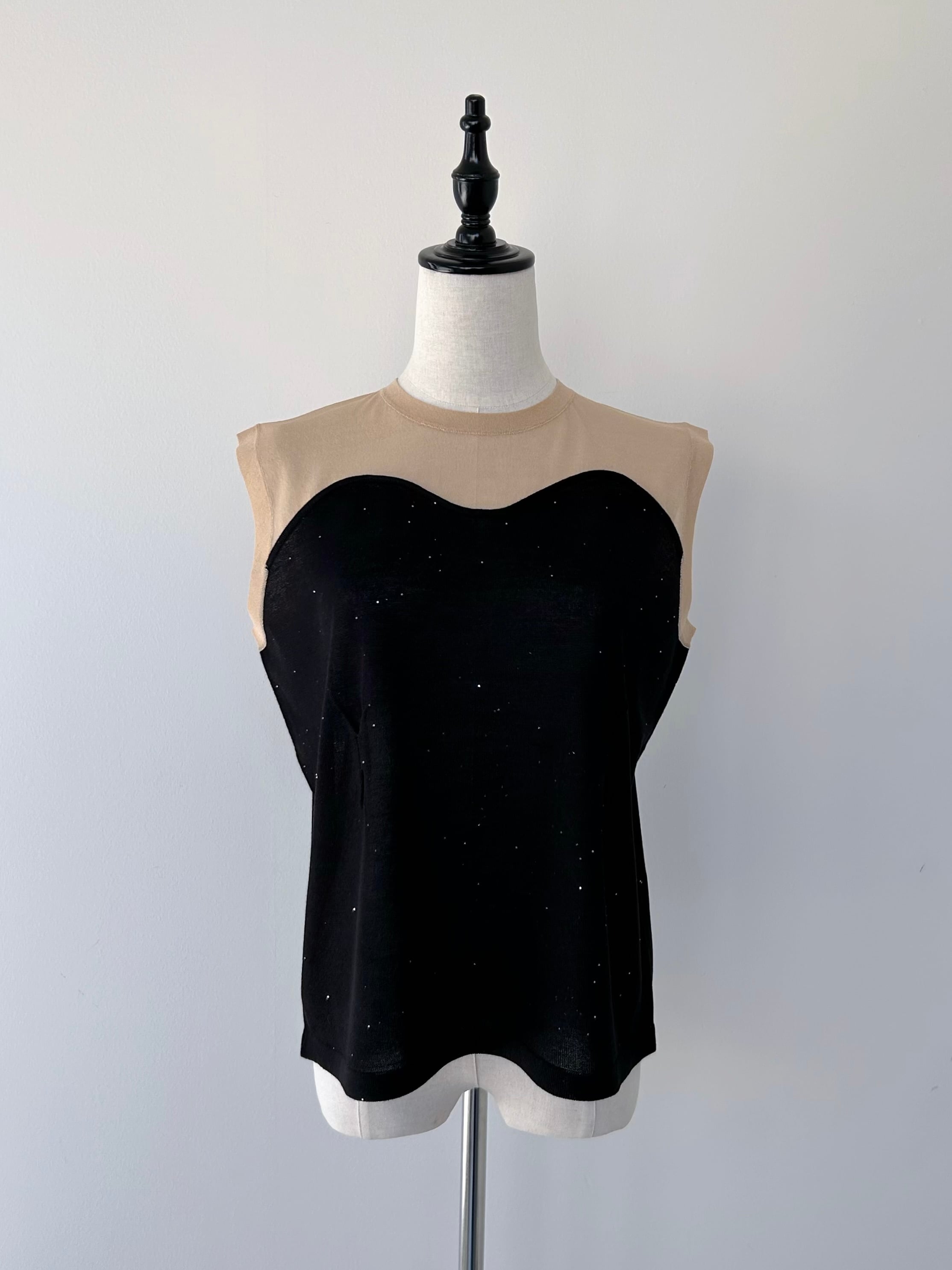 Sara Mallika Rayon Jaquard Flower All Over Embridery Top | KOKO