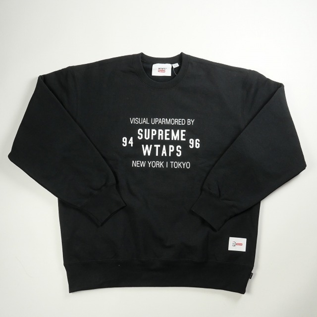 SUPREME WTAPS crew neck black M Supreme / WTAPS Crewneck 'Black' シュプリーム ダブルタップス クルーネック 'ブラック' スウェット 2021FW  21FW サイズM - メルカリ