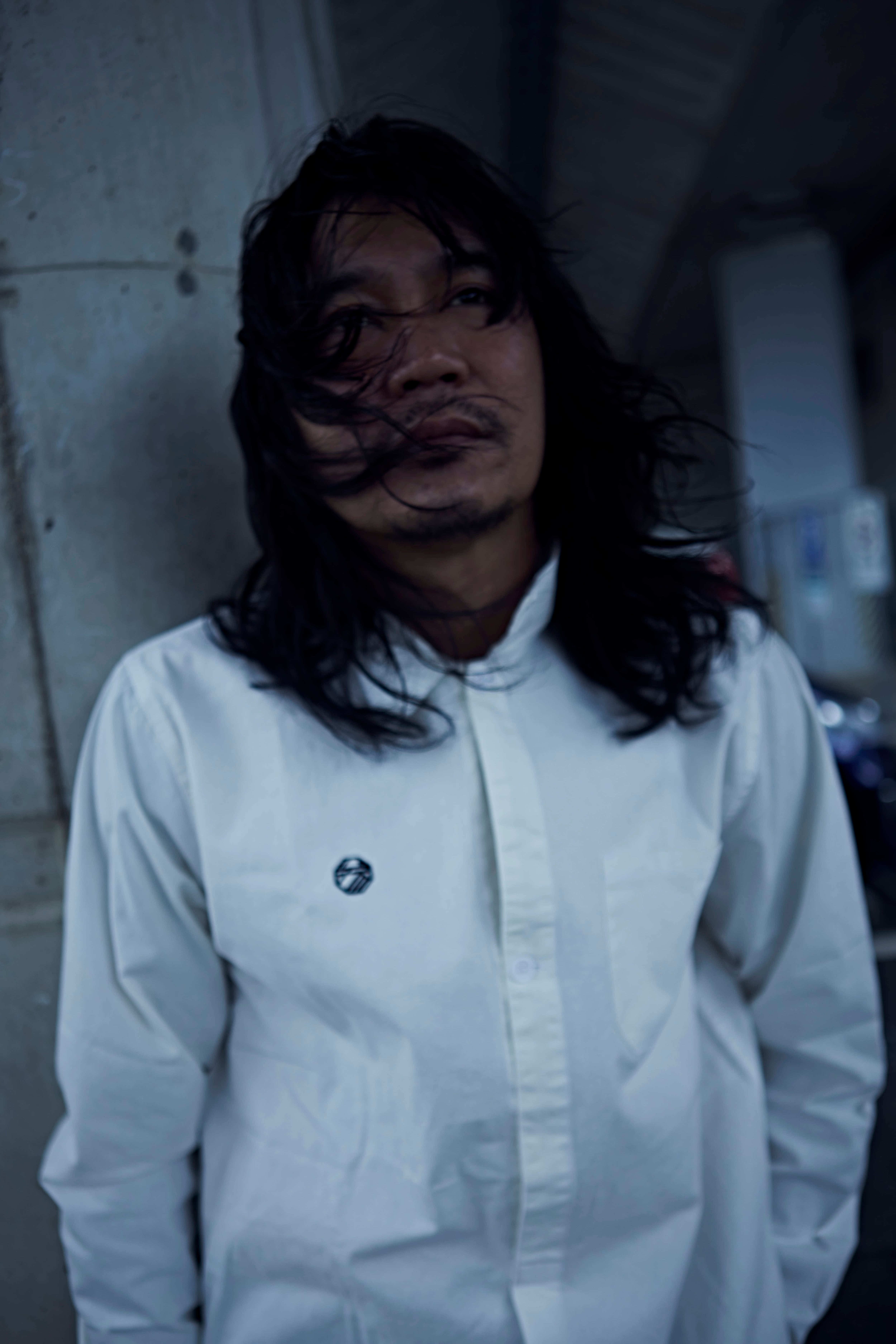 Grandpa shirt white / グランパシャツ ホワイト【SANGOU】 | SANGOU
