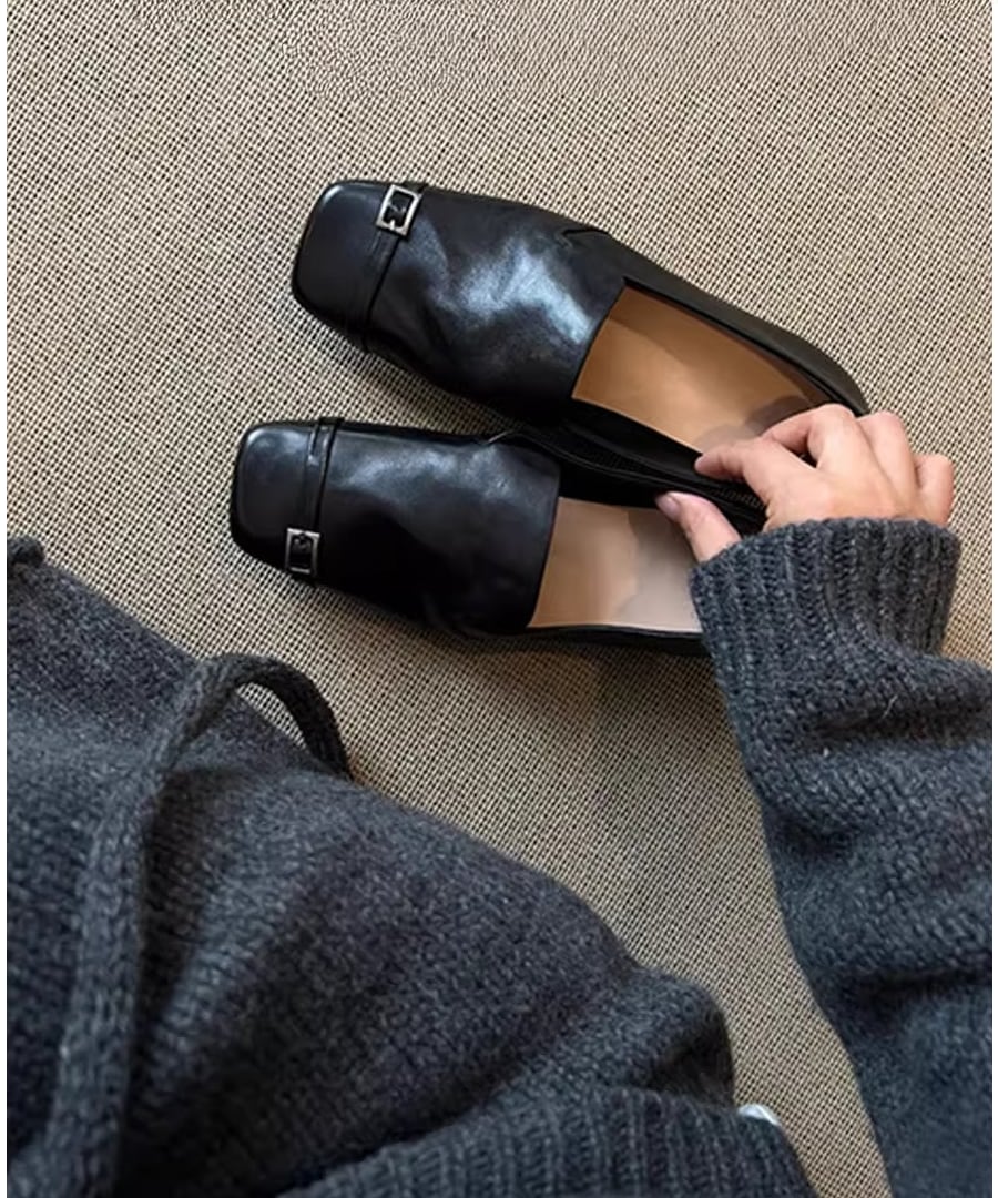 スリッポン◆レザーローファー【e-70392】